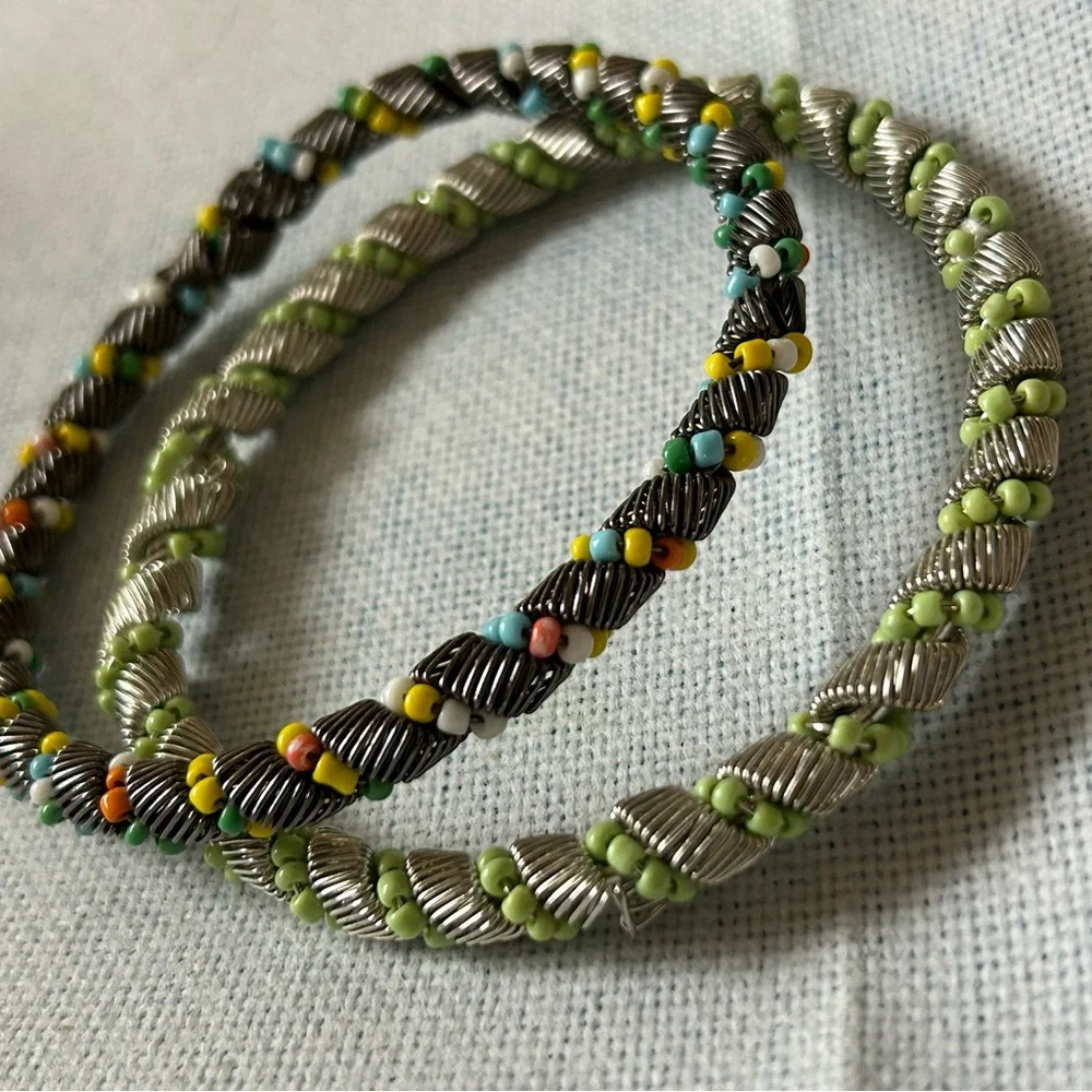 Colorful Beaded Bangles - Picture 4 of 4